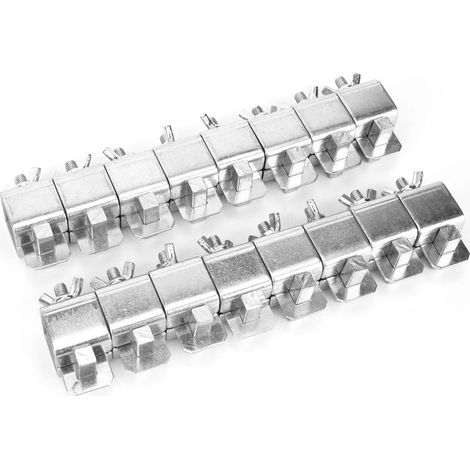 Lot de 16 pinces de soudage bout à bout pour panneaux de porte de carrosserie de voiture, camion ou autre véhicule. (1/5)