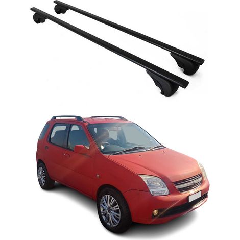OMAC Dachträger Querträger für Chevrolet Cruze 2001-2004 – Abschließbar – Max. 75 kg – 2 Stangen Stahl Schwarz (1/5)