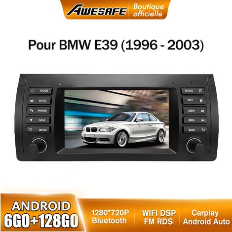 AWESAFE 4G Autoradio Android 13 pour BMW E39 (1996-2003) 6Go+128Go avec 7'' Écran Tactile GPS Carplay Android Auto Bluetooth (1/5)