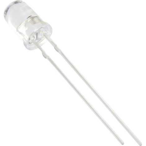 TRU COMPONENTS 1577402 LED bedrahtet  Blau Rund 5 mm 3500 mcd  20 mA