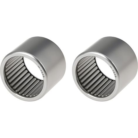 Set of 2 B-1616 Needle Roller Bearings 1 x 1-1/4 x 1 Inch Suitable for Agricultural and Construction Machinery (1/5)