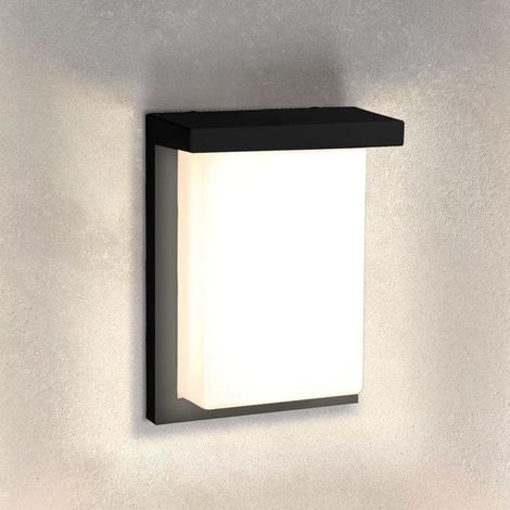 Aplique de pared LED exterior ASD de 8 pulgadas, ideal para puertas de entrada  Temperatura de color ajustable en 3 colores, resistente al agua. (1/5)