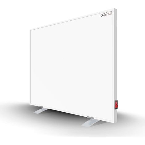 Byecold Infrarotheizung Standgerät Standfüßen 300 Watt, Infrarot Elektroheizung, Heizkörper Heizplatte Heizpaneel, Energiesparend Überhitzungsschutz (1/5)