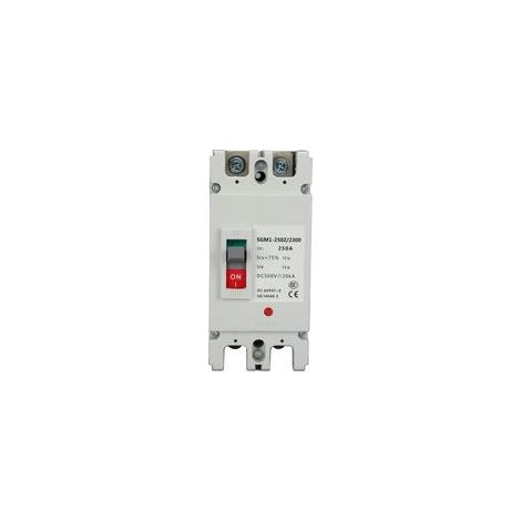 Disjoncteur MCCB 2P Solaire, 250A 500V, Protection Batterie et Système Photovoltaïque