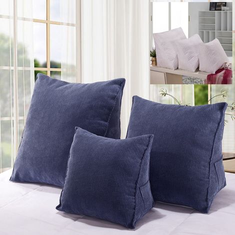 Coussin triangulaire DHRS, coussin de lecture, coussin de positionnement du dossier pour lit, canapé, chaise de bureau
