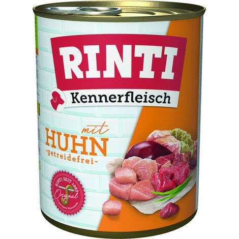 Rinti Kennerfleisch Puszka 800g - Kurczak 800g (1/2)