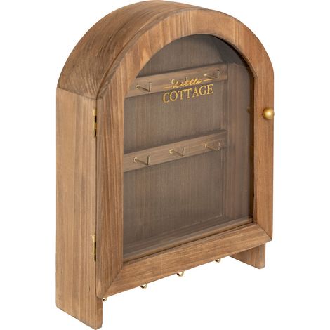 Boîte à clés Roxie bois 28x22cm - Atmosphera créateur d'intérieur (1/5)