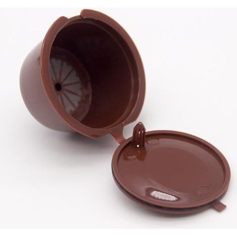Café Filtres,Dolce Gusto – capsules de café réutilisables, 1 pièce, filtre manuel, coquille de café, outil - Type 1PCS Brown (1/4)