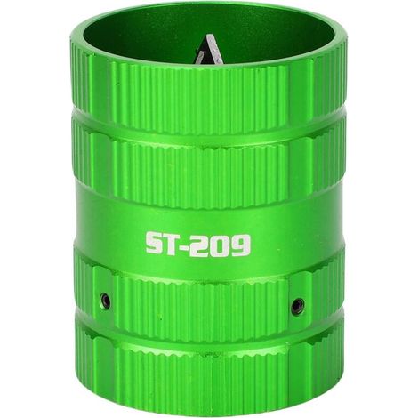 Alésoir de tuyau, chanfrein, outil d'ébavurage de tubes intérieurs et extérieurs pour tuyaux en plastique cuivre-aluminium de 1/4 à 1-5/8 pouces (1/5)