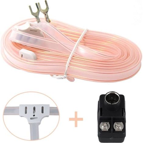 KLVGTIFS PU - Antenne dipôle FM 300 ohms/75 ohms, antenne FM, antenne boucle AM pour Denon (intérieur)