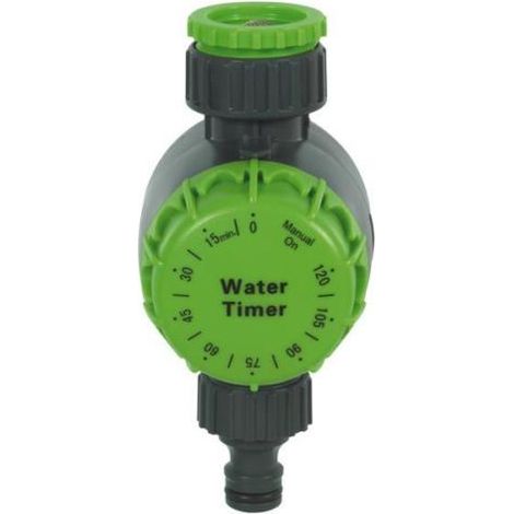 TIMER MANUALE PROGRAMMATORE IRRIGAZIONE GIARDINO GIARDINAGGIO CON RACCORDO rib