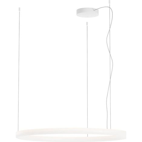 Lampadario moderno redo group halley 01 4457 led cct dimmerabile metallo acrilico (1/5)