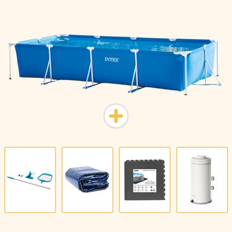 Intex Piscine Tubulaire Rectangulaire - 450x220x84 cm - 5-pièces S43 (1/5)