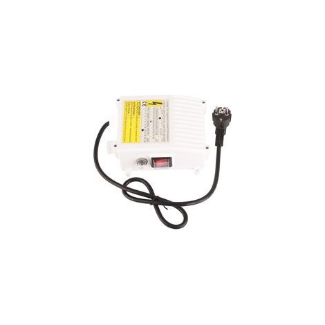 Boîtier de commande de pompe avec disjoncteur de protection thermique intégré pour pompes d'aspiration domestiques submersibles pour puits profonds 1,1 kW 1,5 HP 60 uf 25 A Prise UE 220 V