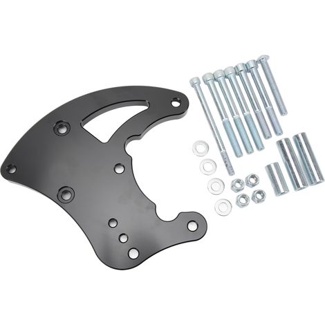 Kit de support de compresseur de climatisation à montage haut pour camions Chevrolet LS LS1 LS2 LS3 LS6 Vortec, noir. (1/5)