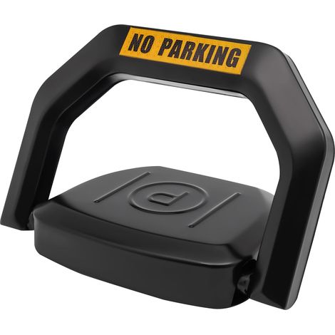 Blocco parcheggio blocco Parcheggio Auto Blocco Parcheggio telecomando automatico blocco parcheggio blocco parcheggio pieghevole bloccabile con 2 chiavi (Nero)