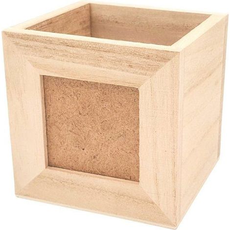 MégaCréa DIY - Pot crayons en bois avec cadre photo (1/2)