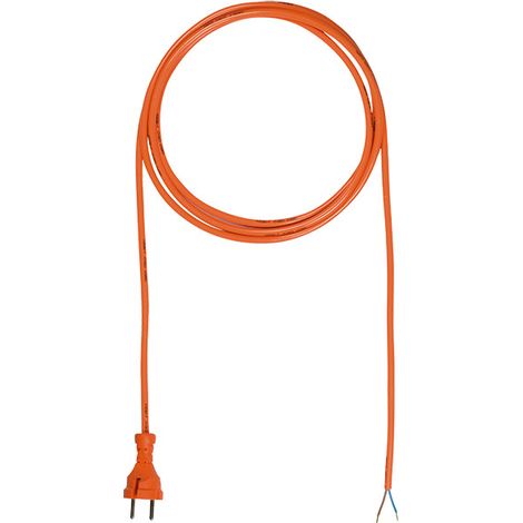 BACHMANN Cavo di alimentazione H05BQ-F 2x1,0mm² L:5,0m o AEH/CEE7/17, 244.876