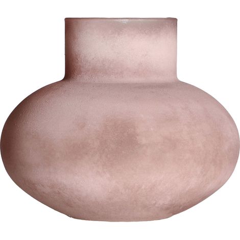 Vase élégant shabby chic en verre violet - Violet douceur antique (1/4)