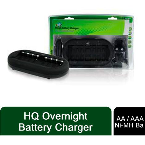 HQ Overnight Battery Charger for Electronic Devices, AA / AAA Ni-MH Batteries (1/5)