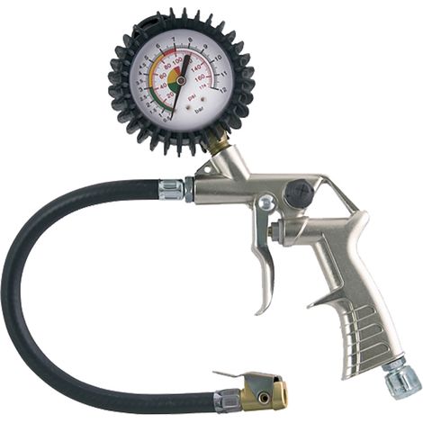 PISTOLA DI GONFIAGGIO '25/D' art. 25/D - alluminio nichelato - ANI