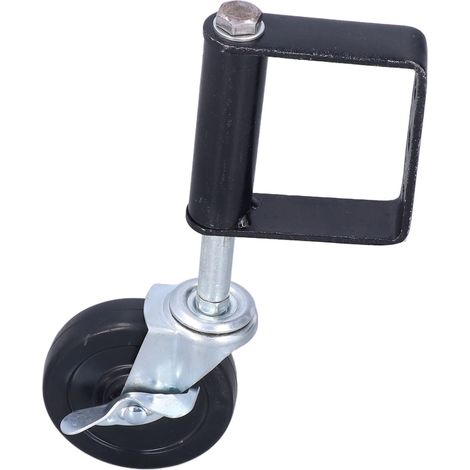 Roue de portail à ressort 10 cm, 3 trous, renfort lourd, accessoire de porte pour maison et usine (1/5)