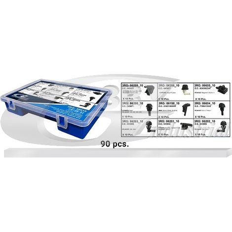 3RG 96019 CAJA TOBERAS AGUA LIMPIAPARABRISAS (90 PCS)