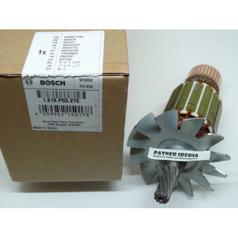 Original BOSCH 1619P03278 Ersatzteil Induziert (220V) für GTS10 und GTS10J