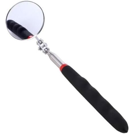 Miroir Télescopique d’Inspection, d’Inspection Réglable pour Automobile et Mécanique, Outil Rotatif à 360°, Jusqu’à 73 cm, Poignée Noire Antidérapante, Réparati - (1/5)