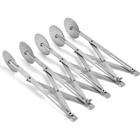 JSSEVN - Stainless Steel Lace Pizza Multi-round Knife Baking Tool Pizza Knife Cake Ideas Cake Knife (1/4)