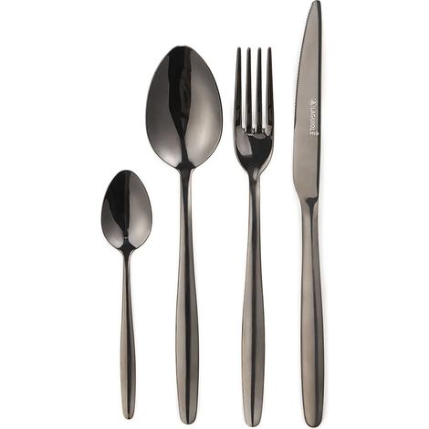 LAGUIOLE CUISSON - Ménagère 24 pièces - "Cléa noir"