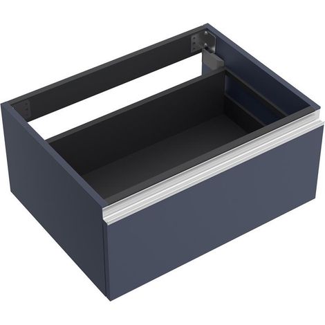 Schrankelement wandhängend SPIRIT 800 1 Metallschublade mit Softeinzug NIGHT BLUE 797 x 270 x 450 mm (1/2)