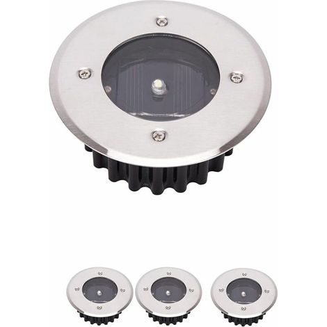 VURAHOME -LED Lampe solaire au sol 10 Pack,lumière extérieure, Réverbère Lumières, Ensevelies Lumière, étanche (1/5)