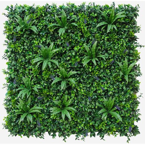 Künstliches realistisches 3D-Gartenpaneel 100x100cm Farnuk