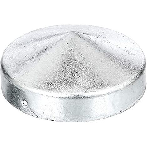 GAH Alberts tappo per palo Ø 100 mm rotondo forma piatta TZN - 205966 (1/4)