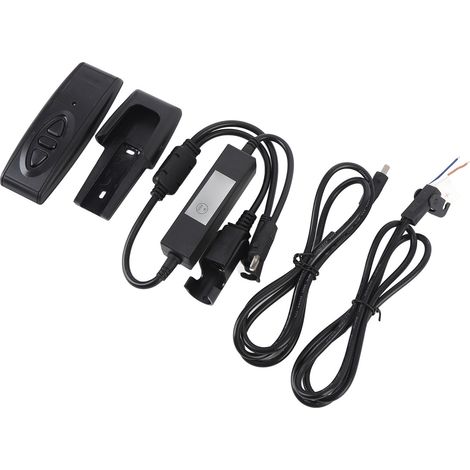 Contrôleur pour vérin électrique linéaire, interrupteur radio sans fil mono-moteur avec 2 câbles, pour vérins fauteuils releveurs et lit électrique (1/5)