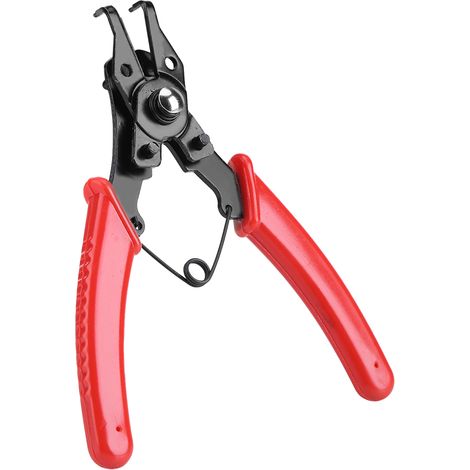Pince multifonction 4 en 1 pour circlips et clips de retenue (rouge) (1/5)
