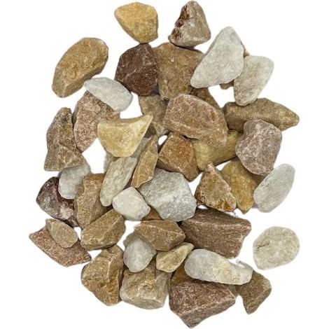 PACK +/- 1T (2 X 500Kg) Gravier de Marbre Rose du Portugal Eco Ø 8/16mm - Livraison STANDARD (1/4)