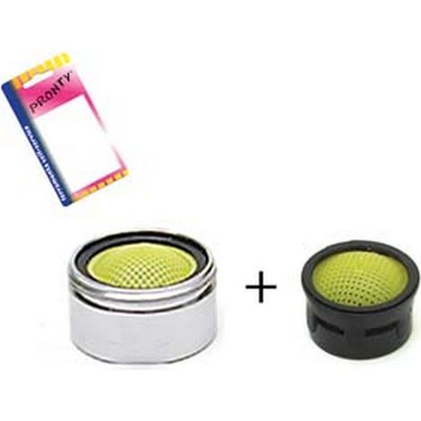 12BL AERATORE MASCHIO + FILTRO DI RICAMBIO PER RUBINETTI IN BLISTER - in bl. pz.1+1