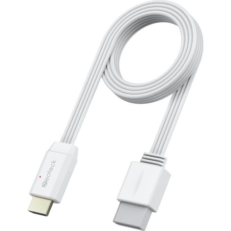 Adattatore da Wii a HDMI, cavo video e audio ad alta definizione 720P/1080P da 150 cm, convertitore per console Plug & Play, non richiede alimentazione esterna, compatibile con TV, monitor e proiettor (1/5)