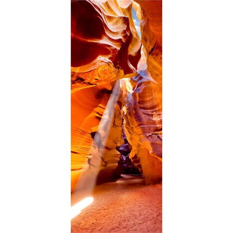 Panneau mural douche en alu-composite VIPANEL - Inspiration Nature Décor Red Rock - Finition Brillant - 100x255cm (1/5)