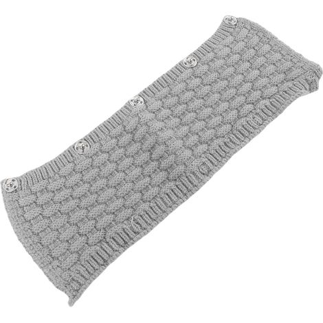 Replacement Headband Cover for Headphones, Knitted Cotton Fabric for Most Large Headphones with Elastic Properties, Ideal for ATH M50X QC35 WF 1000X (Gray) (1/5)