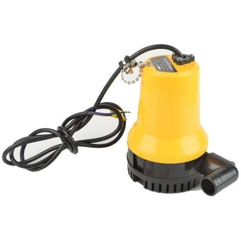 Pompe submersible Ulisem DC 12 V, 50 W, 4 200 l/h, pour eaux usées, tuyau portable pour bassins à poissons propres et sales (1/3)