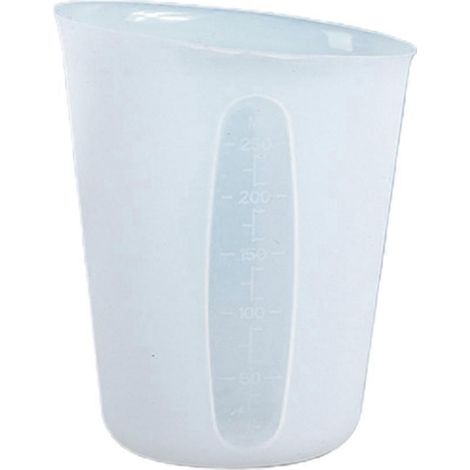 Tasse en silicone antiadhésive, tasse à mesurer en silicone, tasse à mélanger réutilisable avec balance