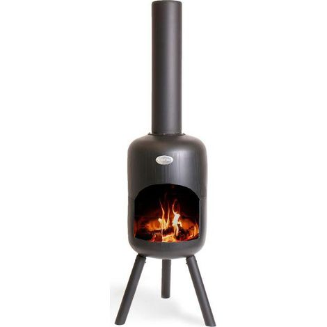 Ambiance BonFeu BonBini Außenschornstein schwarz 117 cm (1/3)
