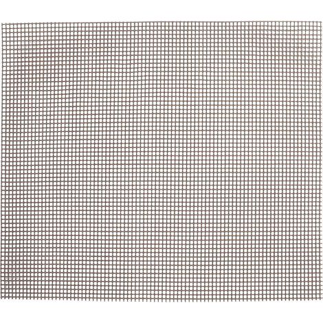 Lot de 5 tapis de cuisson en maille antiadhésifs et réutilisables, pour charbon de bois et gaz, marron (1/5)