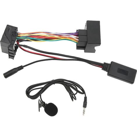 Bluetooth 5.0 AUX-Adapter fürs Auto mit Freisprechmikrofon für RCD310, RCD510, RNS310, RNS315, RNS510