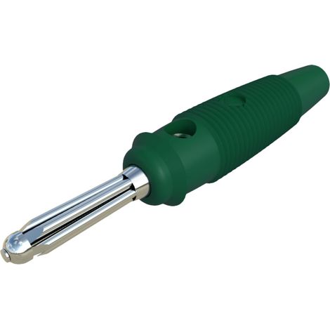 Hirschmann Test & Measurement BUELA 20 K Büschelstecker Stecker, gerade Stift-Ø: 4 mm Grün 1 St.