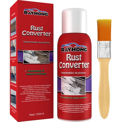 Rust remover/converter, rust inhibitor/protectant for automotive chassis, rust-free primer for rusted metal parts (100ml + brush box) -- BIEMMEDUE (1/5)
