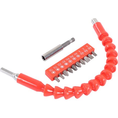 Ensemble de rallonges flexibles, 10 embouts de tournevis électriques, kit d'outils magnétiques pour la réparation (1/5)